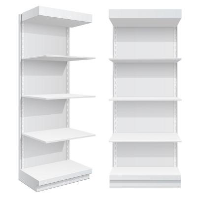 single side supermarket shelving