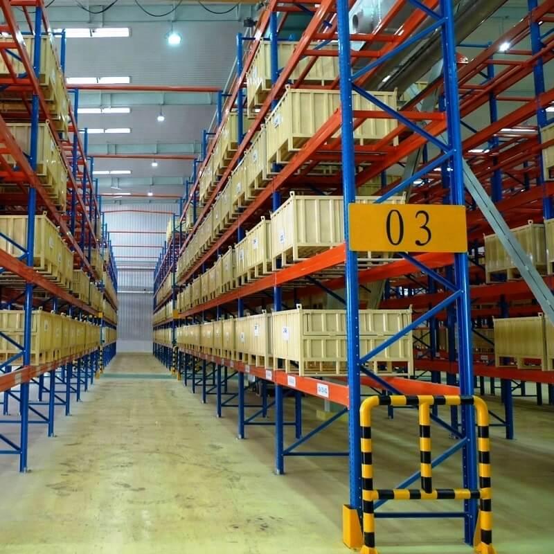 Меры по предотвращению столкновений на складских стеллажах